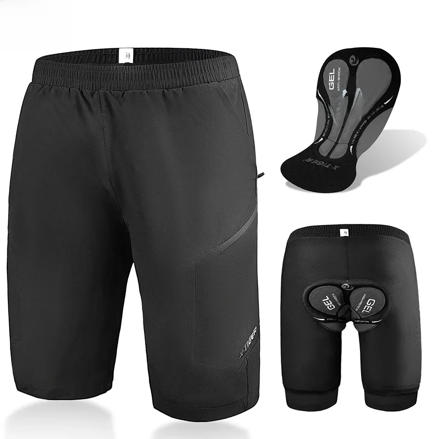 AliExpress X-TIGER Men's Cycling Shorts Breathable Silicone Pads Shockproof MTB Bicycle Shorts Off road Motorcycle Racing Cycling Clothing