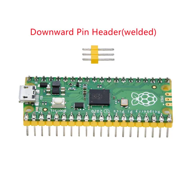 1PCS Original Raspberry Pi Pico RP2040 Microcontroller Chip Dual-Core Arm Cortex M0+ Processor Low-Power Microcomputers