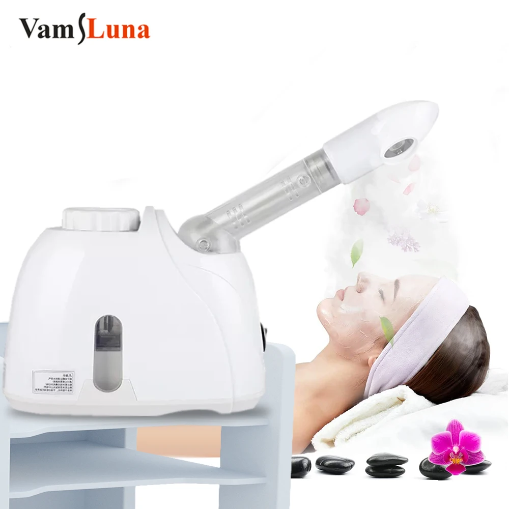 

Ozon Facial Steamer with Extendable Arm Steaming Warm Mist Humidifier For Face Spa Sinuses Moisturizing, Homeuse,Salon Free Ship