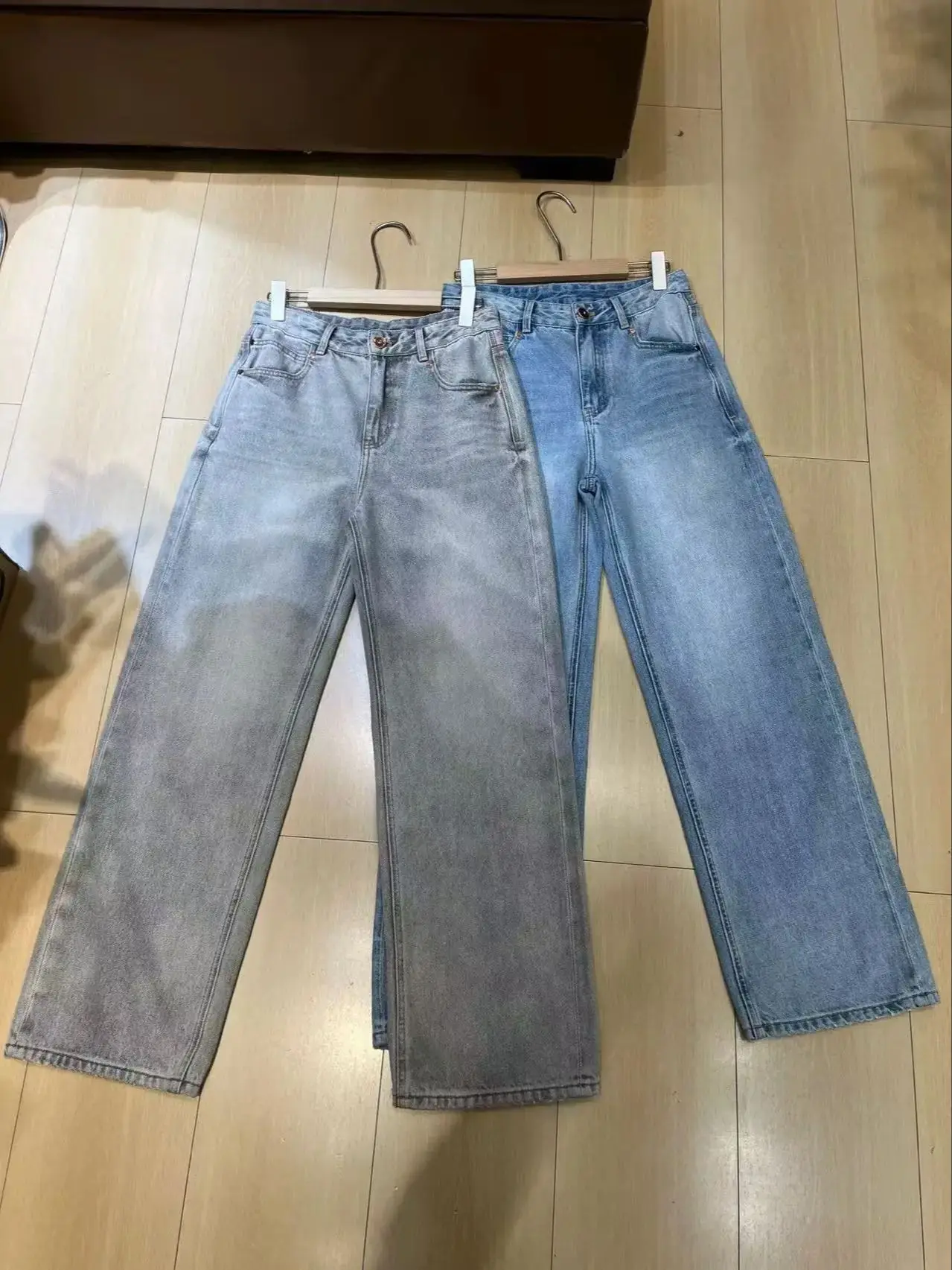 

Women's spring high quality classic cotton jeans