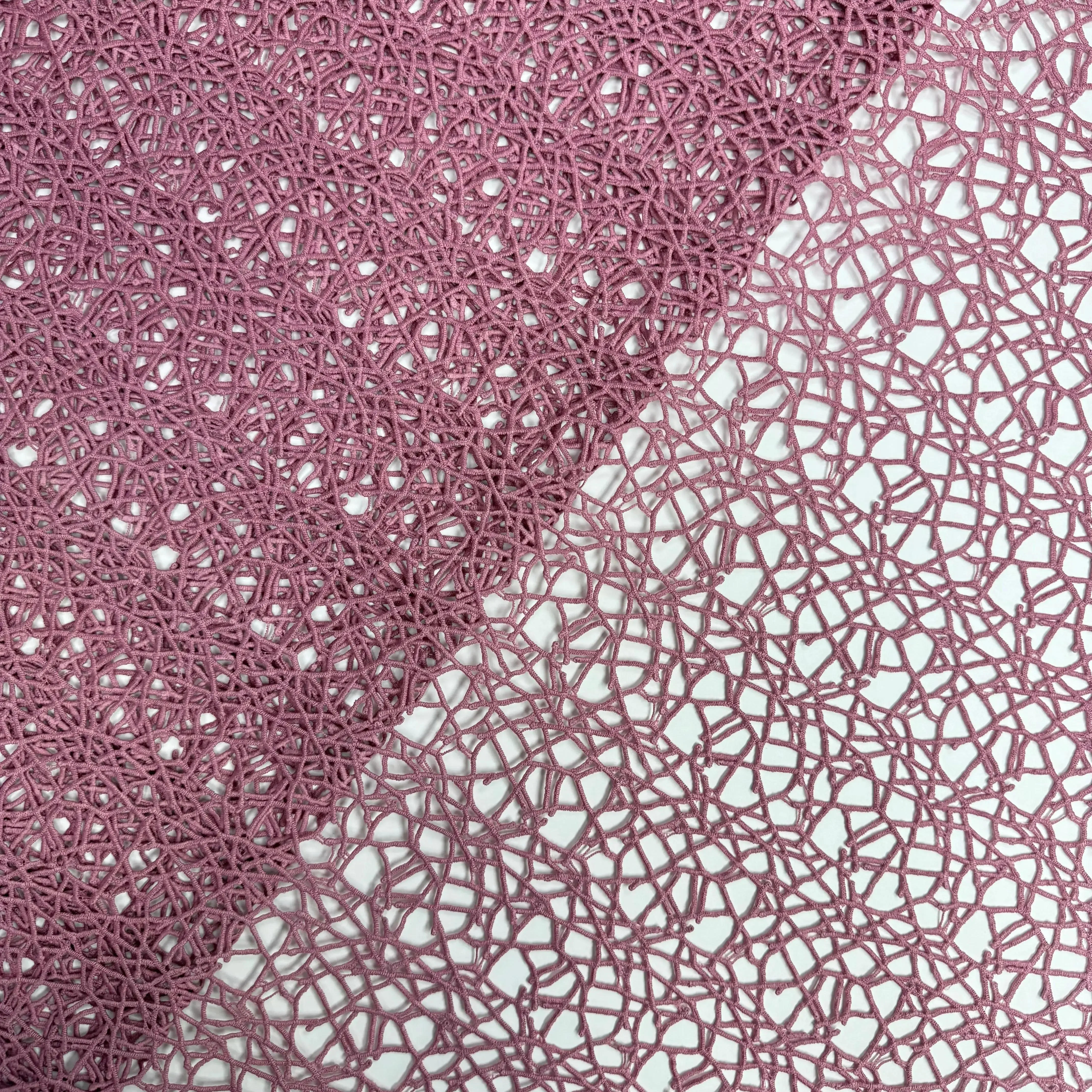 2025 High Quality Milk Silk Water Soluble Lace Fabric Nigerian Cord Embroidery Material For Bridal Gown