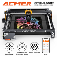 ACMER P1 S pro Laser Engraver Machine With Wifi Control 445±5nm Blue Light Cnc Machine  Laser Engraving Cutting Machine for Wood