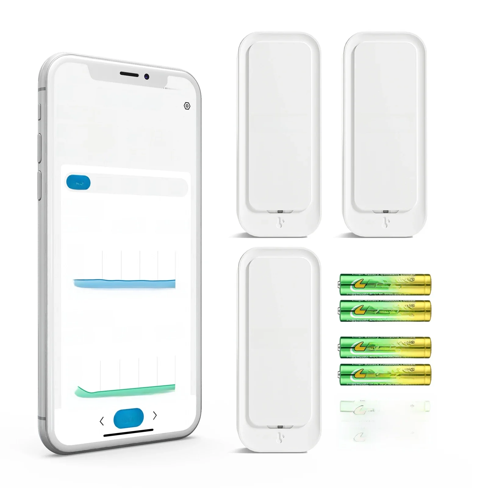 INKBIRD ITH-11-B Termohigrometr Bluetooth, monitor temperatury i wilgotności IP65, pilot aplikacji, wodoodporność IP65 do lodówki — zdjęcie 2