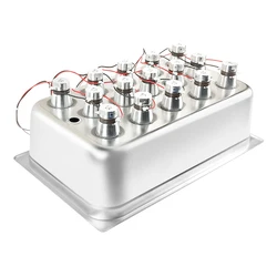 22L Stainless Steel Bath 304 Material 600W/720W/900W Piezoelectric Transducer for Homemade Ultrasonic Cleaner