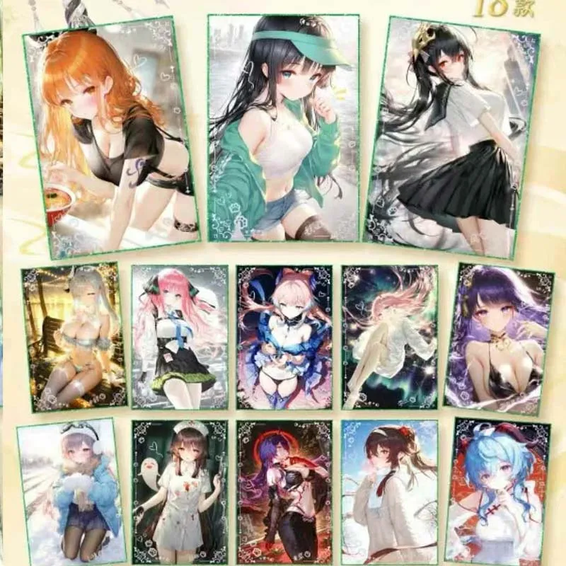 Goddess Story Collection การ์ด Booster Box Wave1 ผ้าม่านจะ Fall LACE SSP MVP ของเล่นเด็กเล่นไพ่ตารางเกม