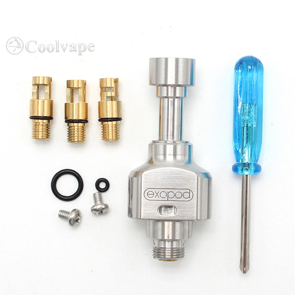 

SXK Exopod EXO Style RBA 316ss Tank Atomizer for Sxk Billet Box BB Supbox Box Mod Kit vs Billet Box MOBB Mini RBA