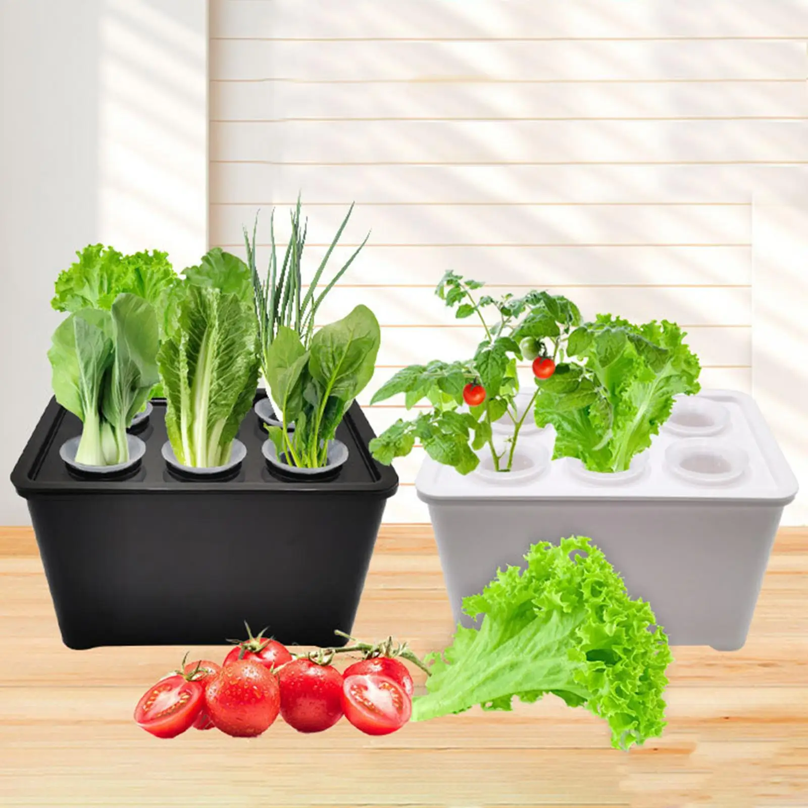 Indoor Hydroponics Growing Kit Gardening Nursery Pots Garden Plant Germination Kit for Balcony Lettuce Beet Canola