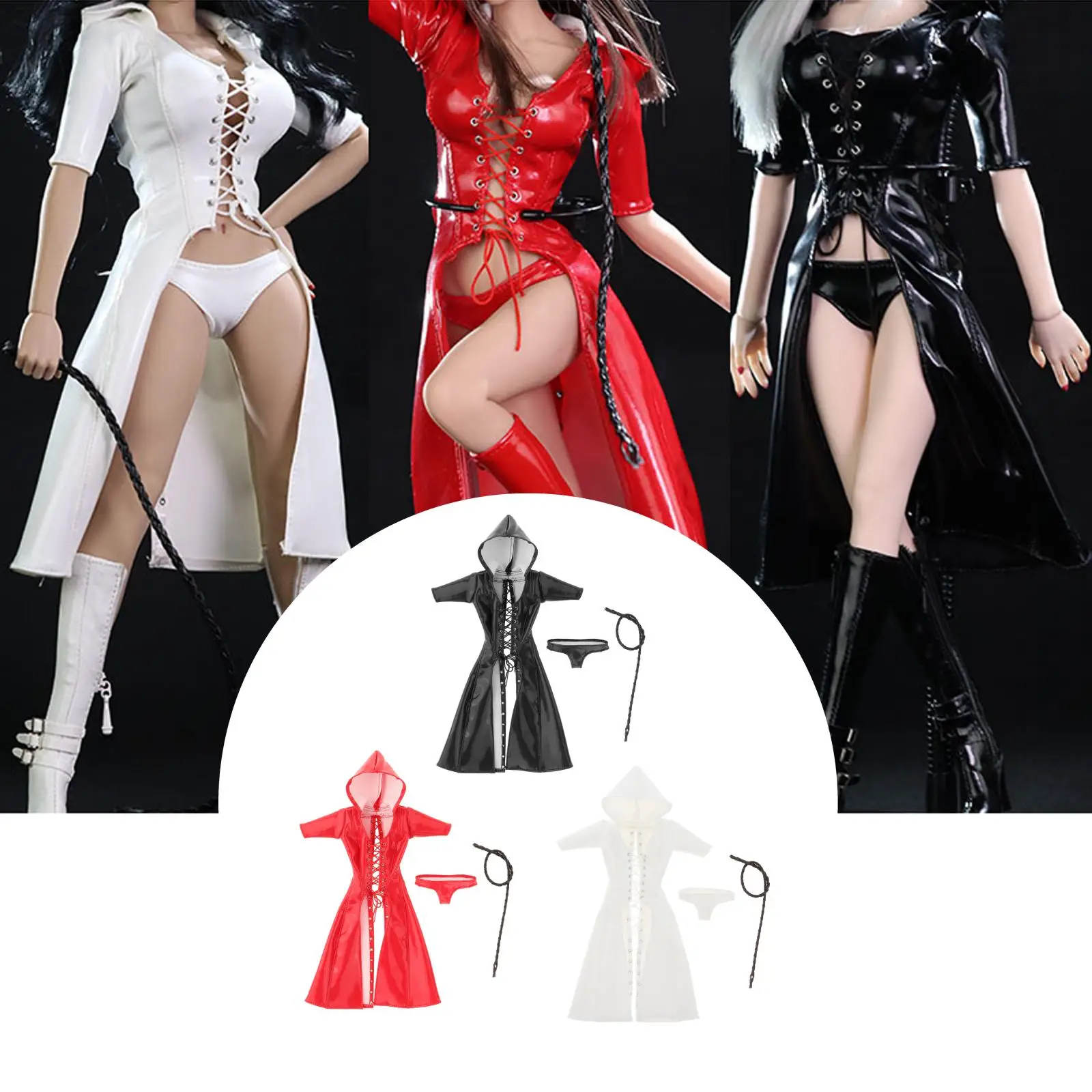 

1/6 Scale Female Figure Costume Windbreaker Female Wind Coat Cltohes Accessories for 12 Inch Action Figure Toys Body Dress up