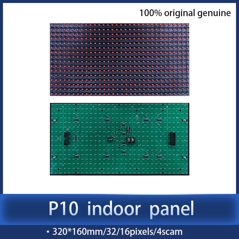 P10 Outdoor Red Green Yellow White Blue V706 unit board LED display panel module screen matrix aliexpress online shop 320*160mm