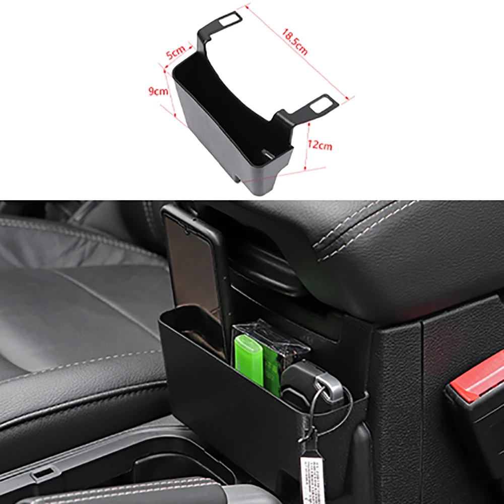 

Lantsun JL1217 Armrest Box ABS Storage Box Grab Bar Tray for Jeep for Wrangler JL2018+, 1PC