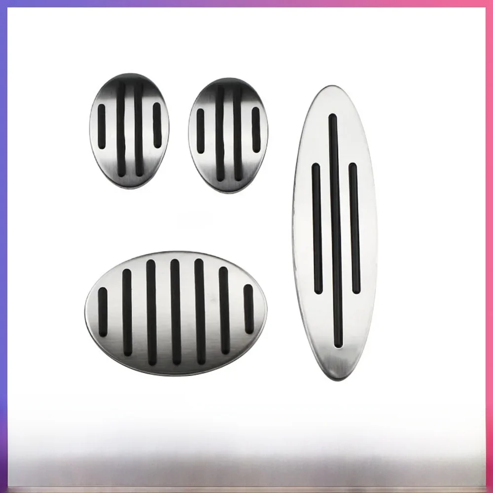 Couvercle de pédale d'embrayage de frein à gaz d'accélérateur en acier inoxydable, pour tous les modèles Mini Cooper R52 R53 R55 R56 R57 R58 R59 F56 F57