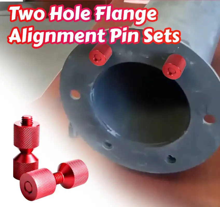 

2 шт., 1-1/8 дюйма, 2 отверстия, комплект контактов для выравнивания фланца для фланца 1/2-14 Asme 150lb, стабильный алюминиевый Профессиональный Многофункциональный точный