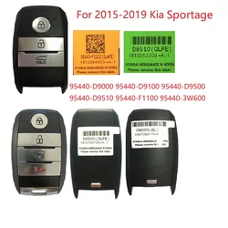 For 2015-2019 Kia Sportage Smart Car Key FOB PN 95440-D9000 95440-D9100 95440-D9500 95440-D9510 95440-F1100 95440-3W600 433mhz