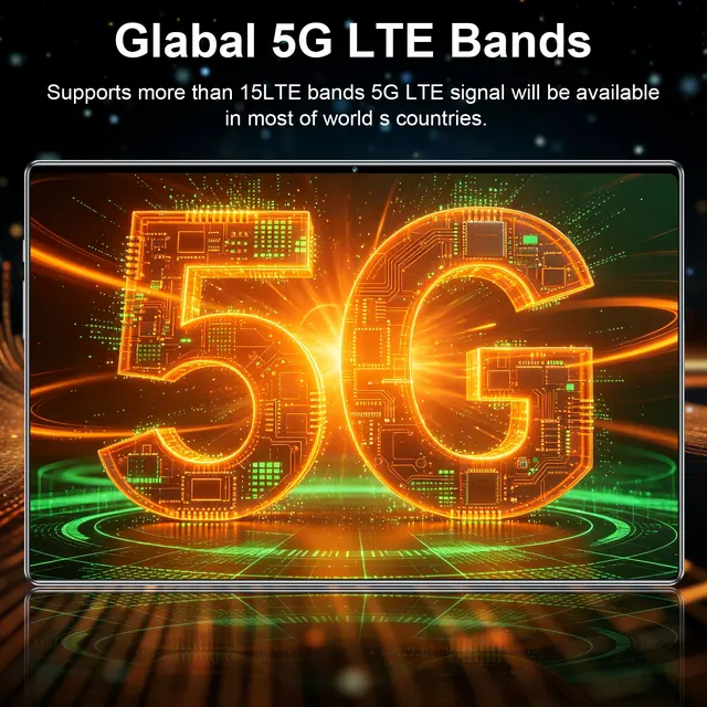 5G Tablet PC Android 13 Tablets Bluetooth 14-Core Dual Cameras Dual SIM Google Play 10.36-Inch Wi-Fi 16GB + 1TB ROM 2