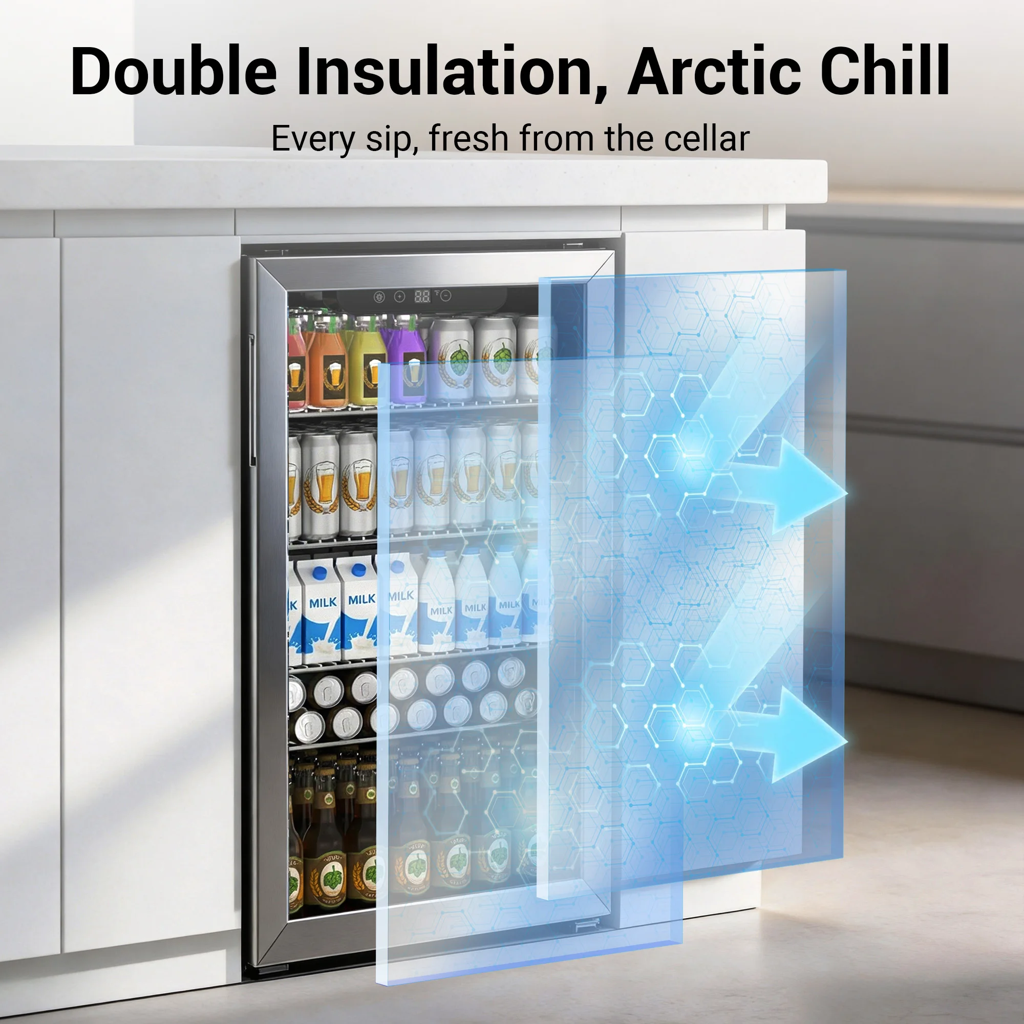 Холодильник для напитков на 13 – обзор и цена Wine Beer Fridge Cabinet