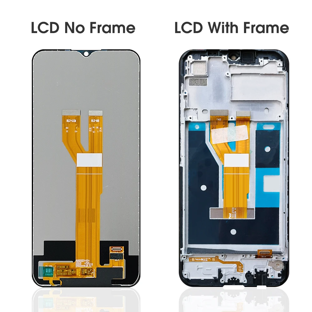 Tela lcd de 6.5 polegadas c20 c21 para oppo realme c20 rmx3063, rmx3061, tela sensível ao toque para realme c21 rmx3201, substituição de tela lcd