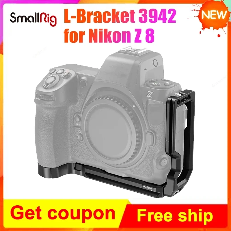 SmallRig Z8 L-Bracket for Nikon Z 8 L-Shape Mount Plate Black Mamba Camera Cage 4161 for Canon EOS R6 Mark II