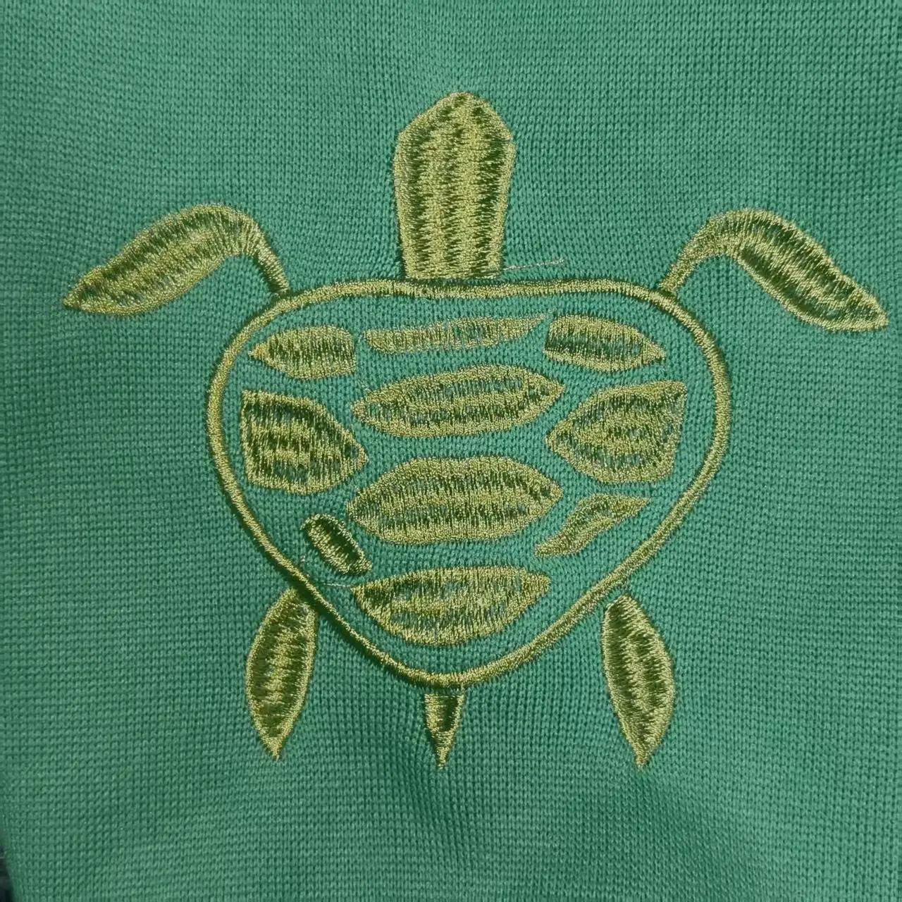 

Мужская свободная толстовка зеленого цвета с вышивкой морской черепахи и цветочным узором, теплый пуловер для уличной моды