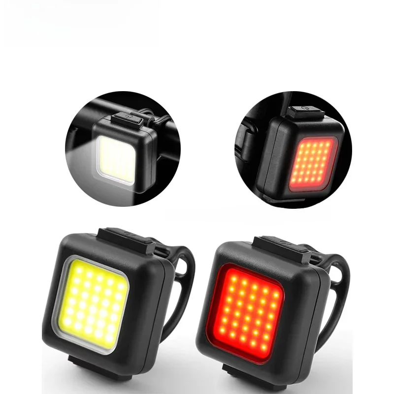 AliExpress cycle zone 3 Lighting Modes Bicycle Rear Light Type-C Rechargeable Bike Tail Lamp MTB Road Bike LED Warning Taillight Easy to Install