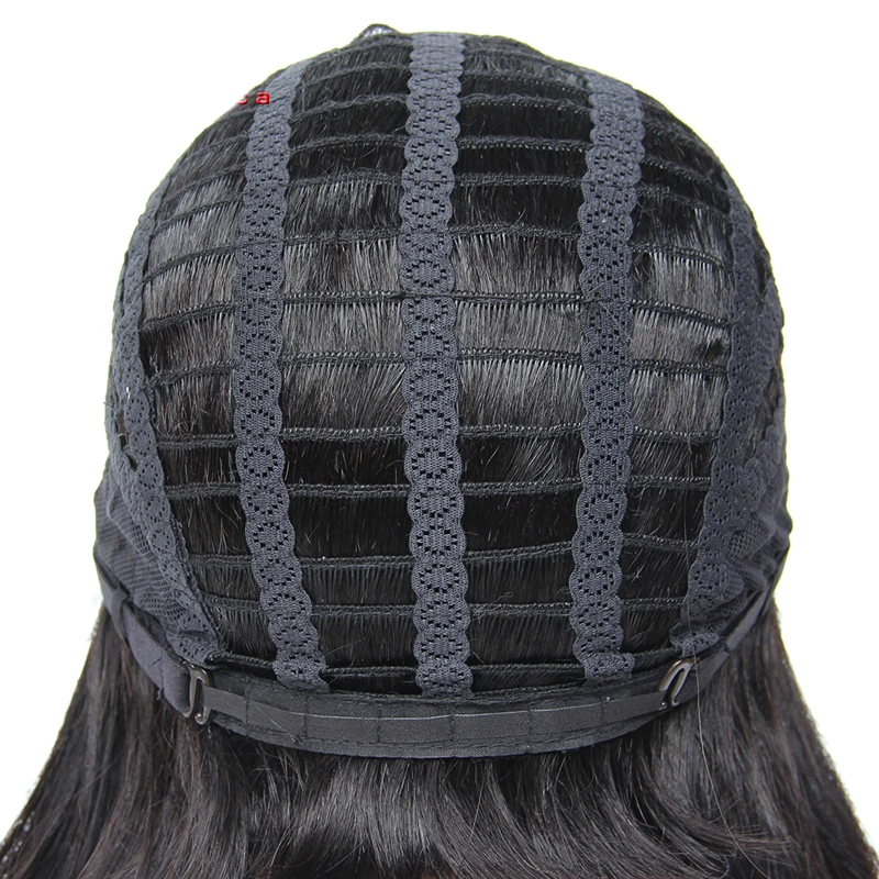 Short Straight Human Hair Wigs With Bangs