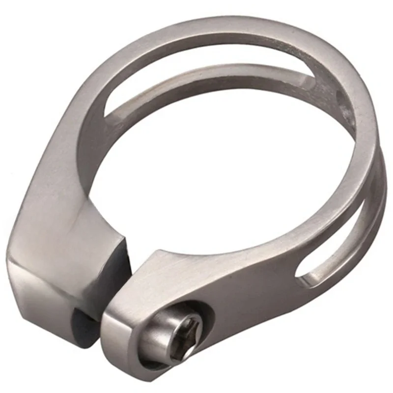 AliExpress A51Q-Titanium Alloy Seatpost Clamp 31.8Mm Bicycle Saddle Tube Clamp Hollow Seat Tube Clamp For