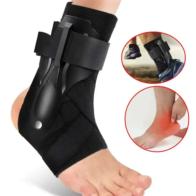 Support de Compression de cheville de sport réglable, 1 pièce, attelle d'entorse de cheville, protection des articulations, pour le cyclisme, la course à pied, le basket-ball, le football