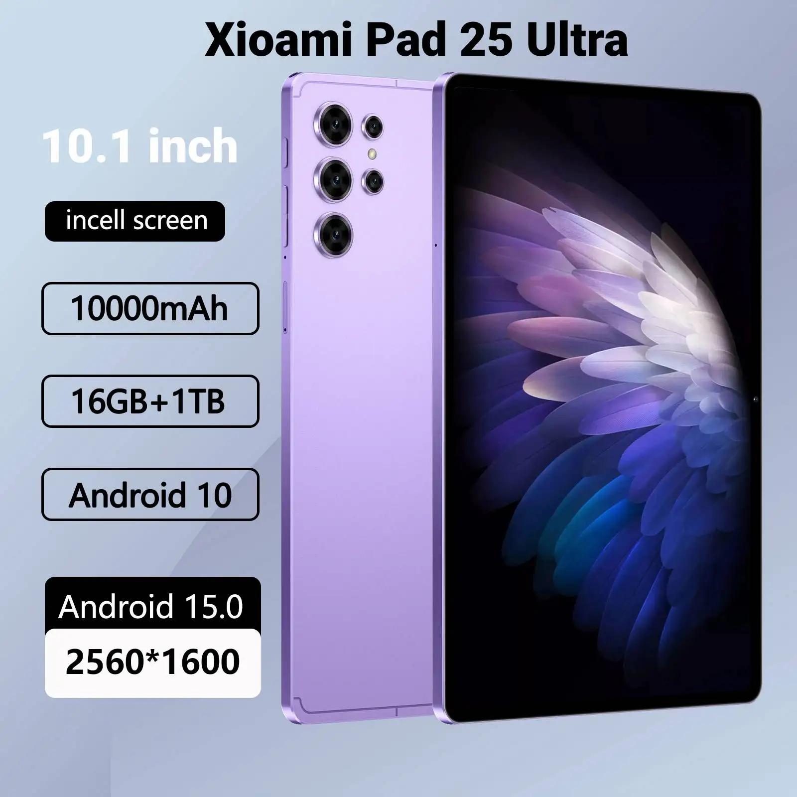 

Xioami Pad 25 Ultra Latest Global First Tablet Android 15 Snapdragon 8Gen2 10.1 inch Soft Light Screen WiFi GPS WPS 5G PC