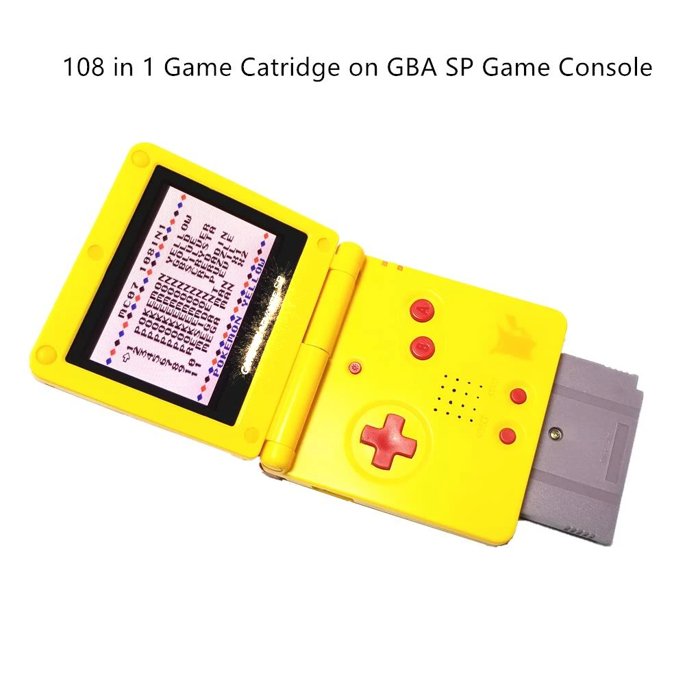 Free Shipping 61/108 in 1 Game Cartridge 8/32bit Games Card for Nintend GBC for gb Series video game Console English Version