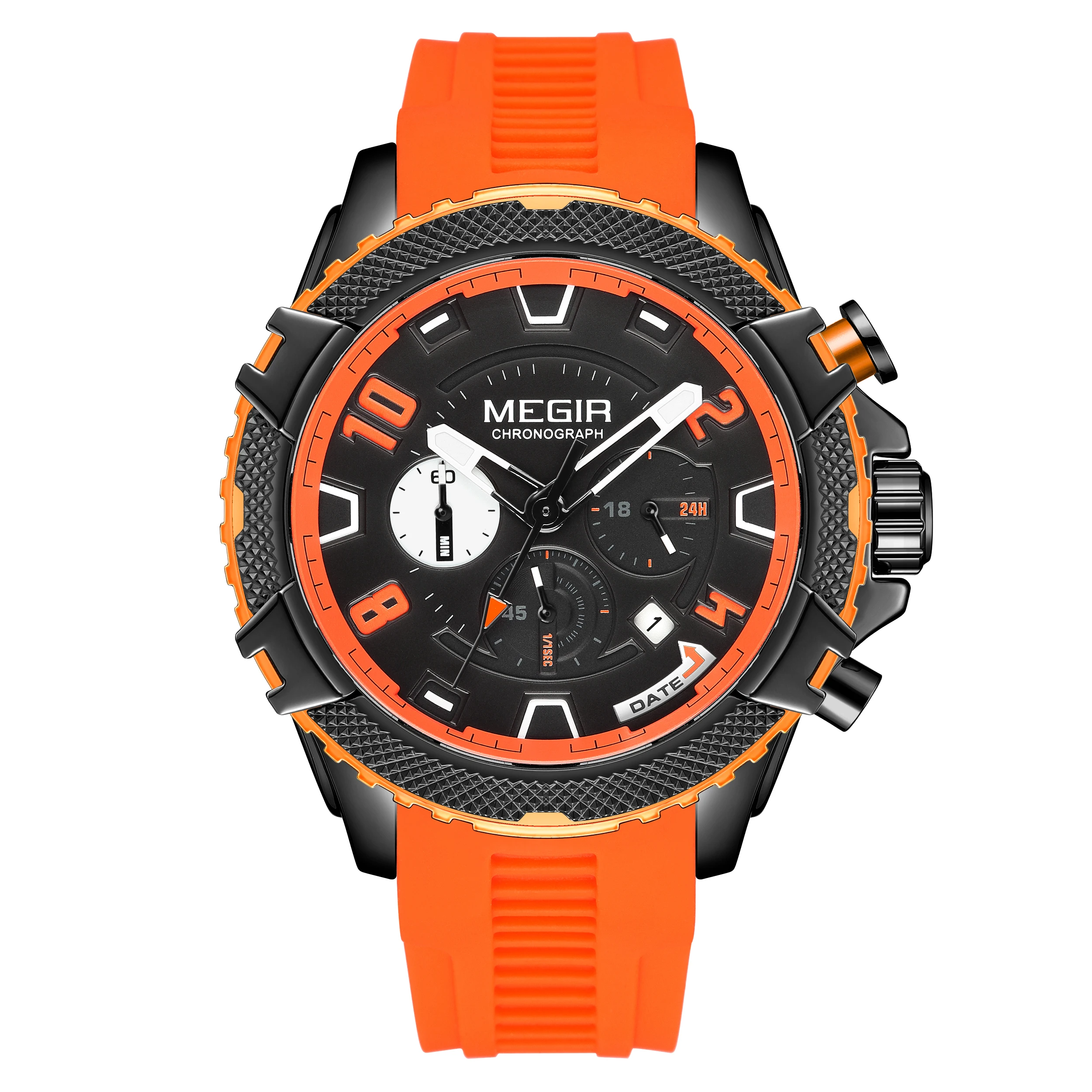 MEGIR Luxury Men\'s Watches Fashion Sport Quartz Watch Waterproof Date Chronograph Military Wristwatches Clock Reloj Hombre 2200