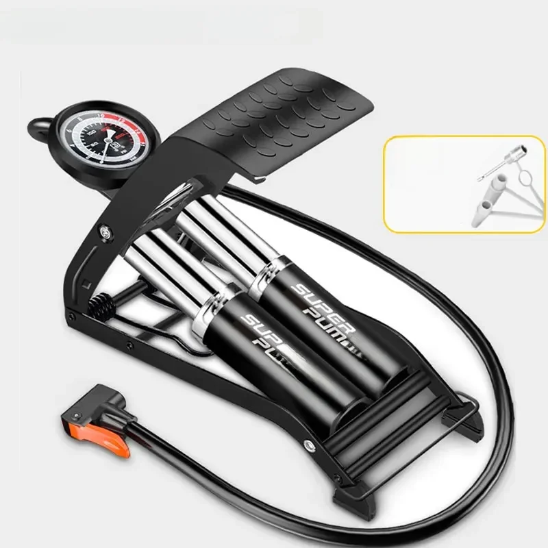 AliExpress Xunting Bike Foot Pump Air with Pressure Gauge Maximum 150psi Schrader Presta Tyre Inflator MTB Car Ball Bicycle Pump