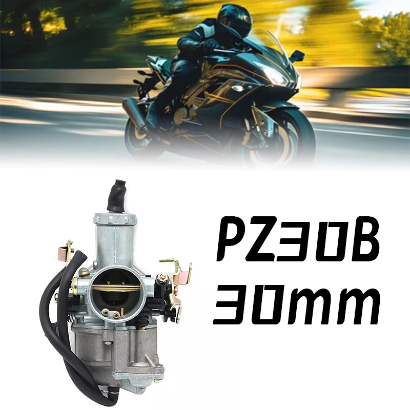 

PZ30B Motorcycle Carburetor With Accelerate Pump Fits For CG200 CM200 XL250 TRX250 XR200 150cc 200cc 250cc Pit Dirt Bike ATV