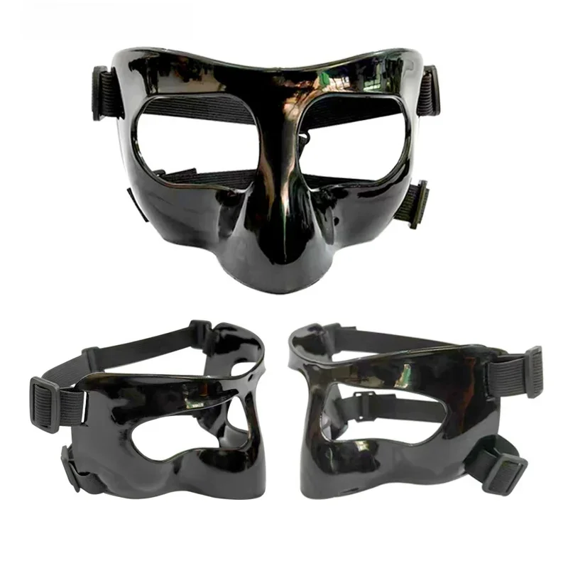 [XX]Masque facial de basket-ball réglable et durable, bouclier de protection pour le nez cassé et les blessures sportives