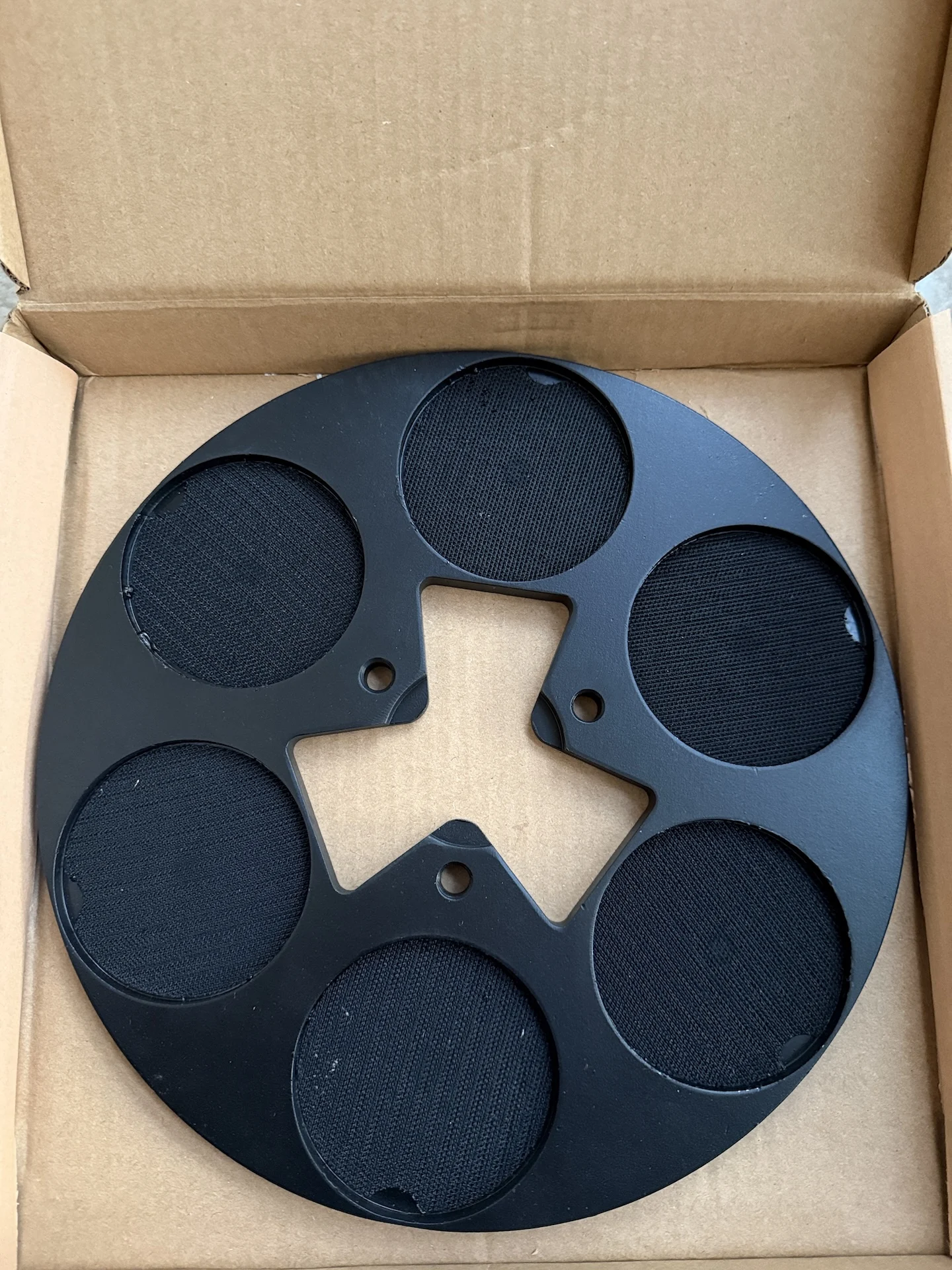 MONKEY KING 280mm 11 Inch Pad Driver Plate for HTC Grinder Compatible with 3 Inch Resin Polishing Pads