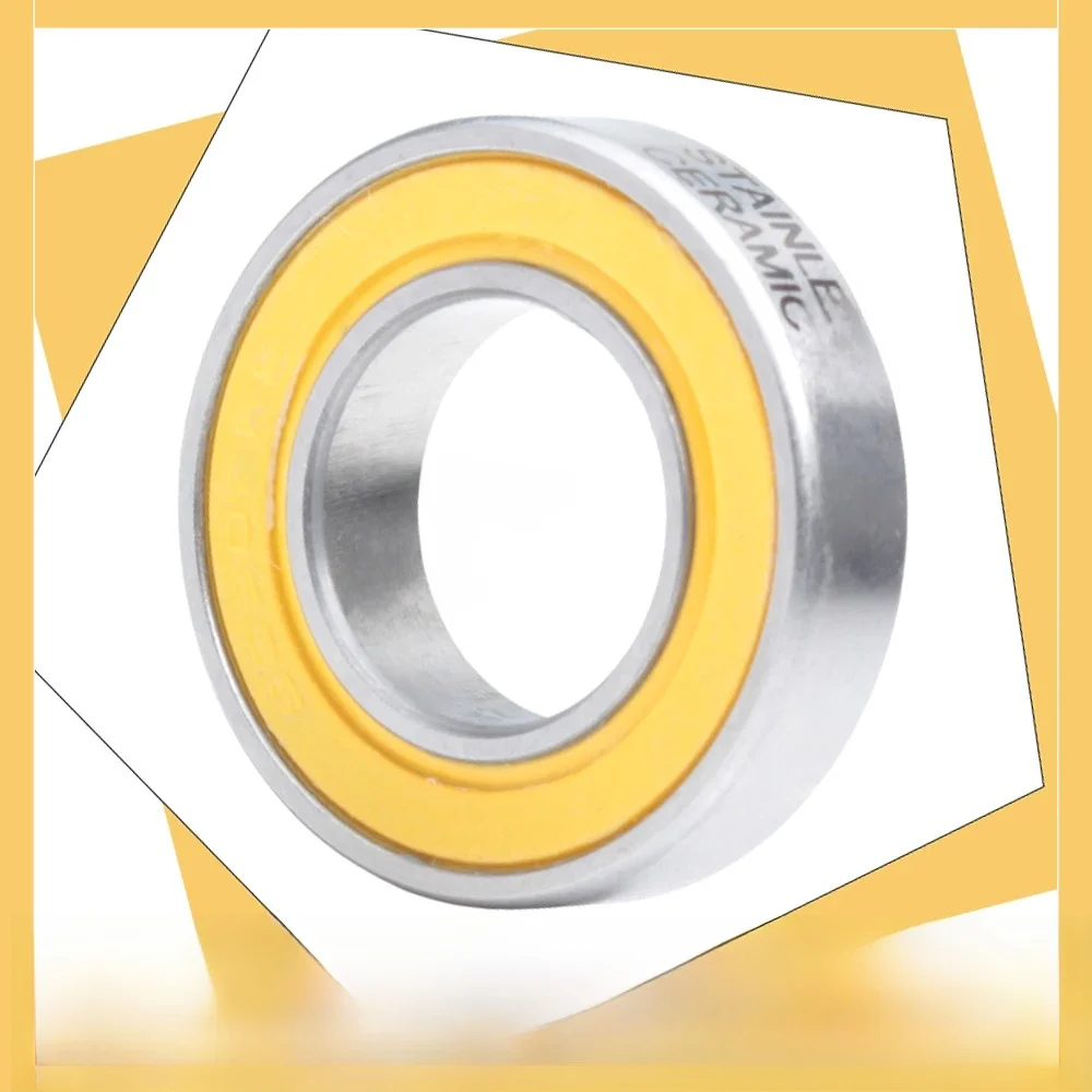 AliExpress FUSHI 6902-2RS Stainless Bearing 15*28*7 mm 1PC ABEC-3 6902 RS For DTSwiss 350 Bicycle Hub Front Rear Hubs Wheel Ceramic Ball Bearings