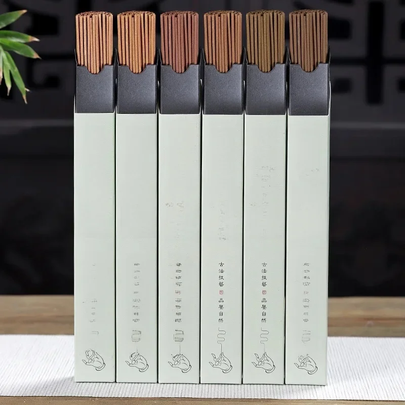 Bâtonnets d'encens naturels en bois de santal, Agilawood, parfum d'air pour aromathérapie, Yoga, méditation, élimination des odeurs, rafraîchissant, 120 pièces/boîte