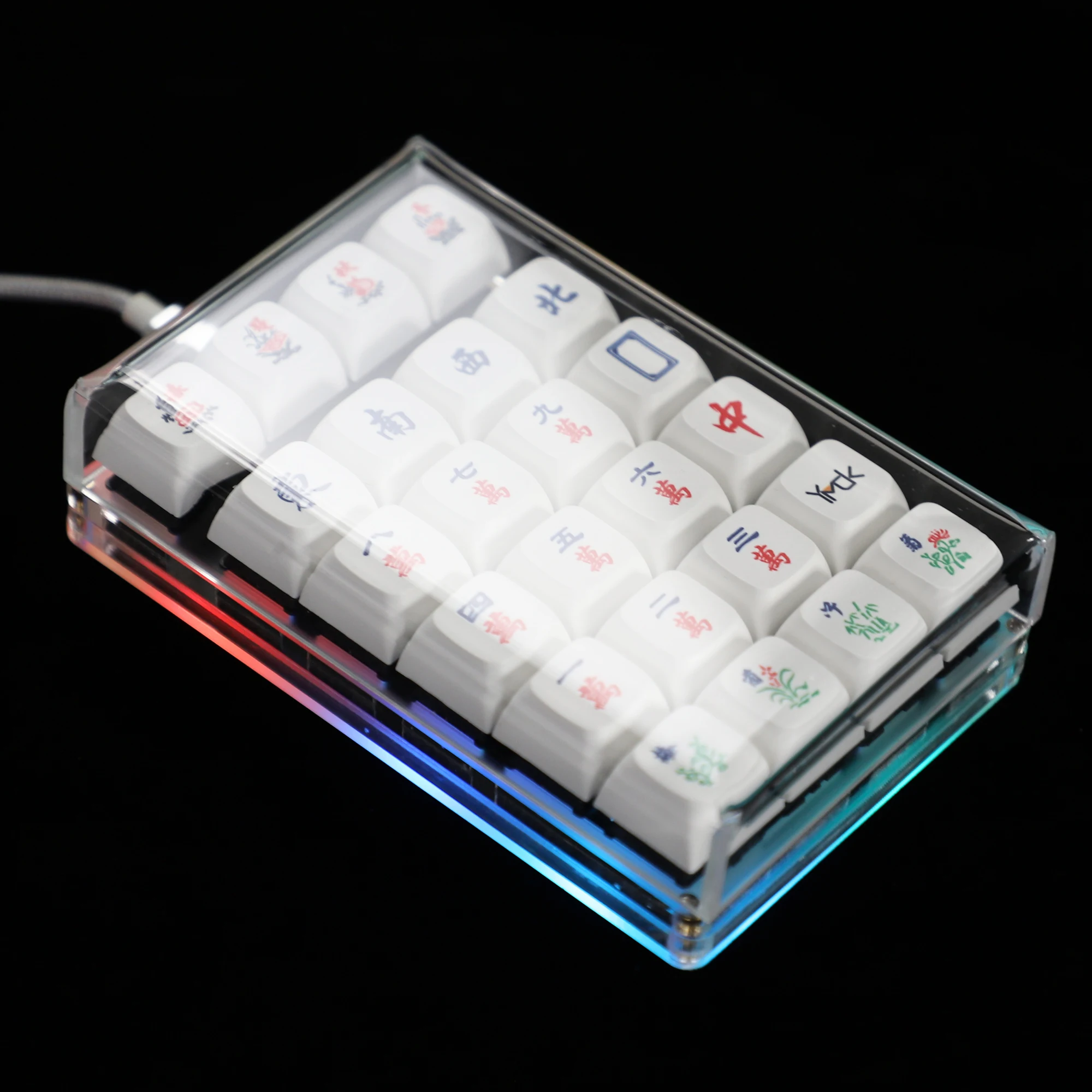 Mechanical keyboard Dust Cover Keycap Lid Acrylic for Numpad Pad YMD21