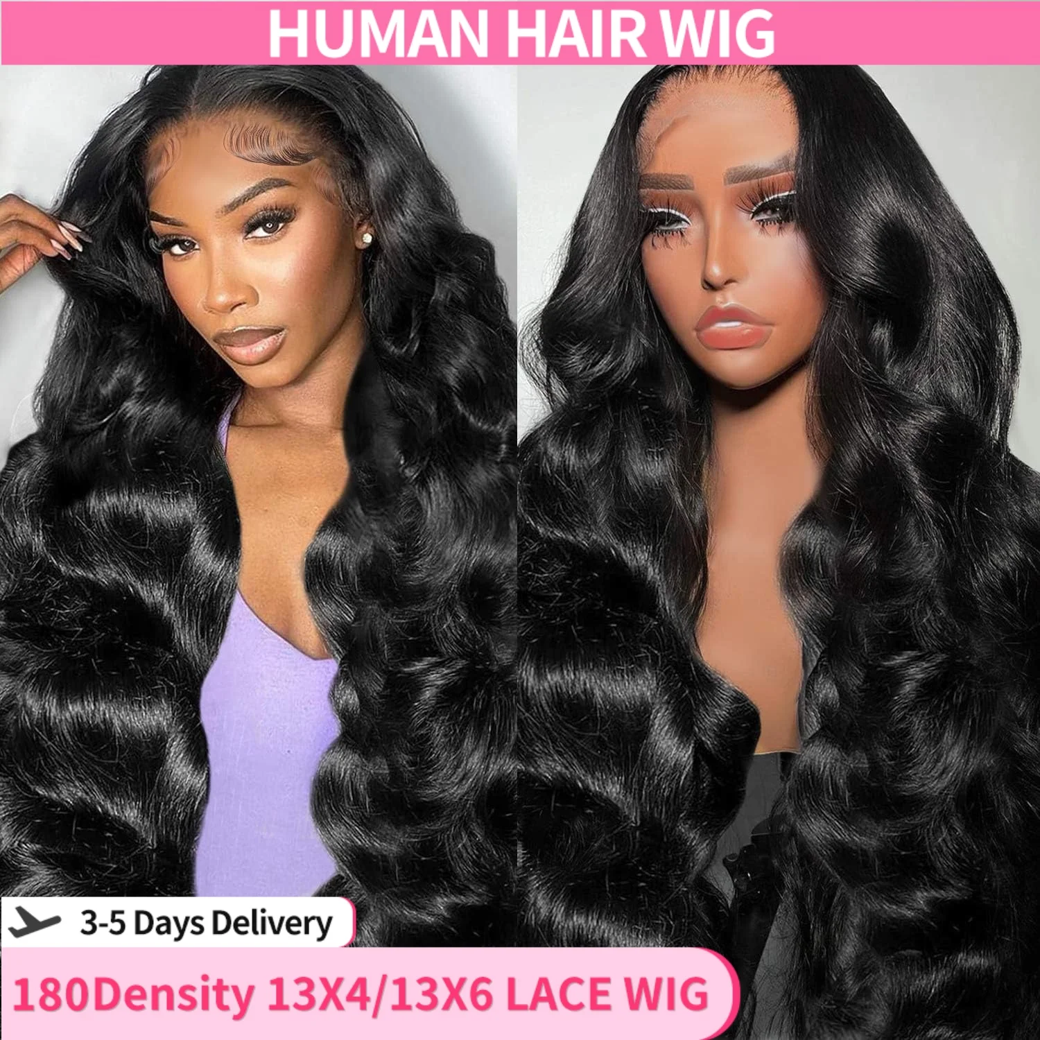 

34 36Inch Body Wave Lace Front Wigs Human Hair 13x4 Transparent Lace Frontal Wigs For Women Brazilian Remy 180 Density Wig Bling