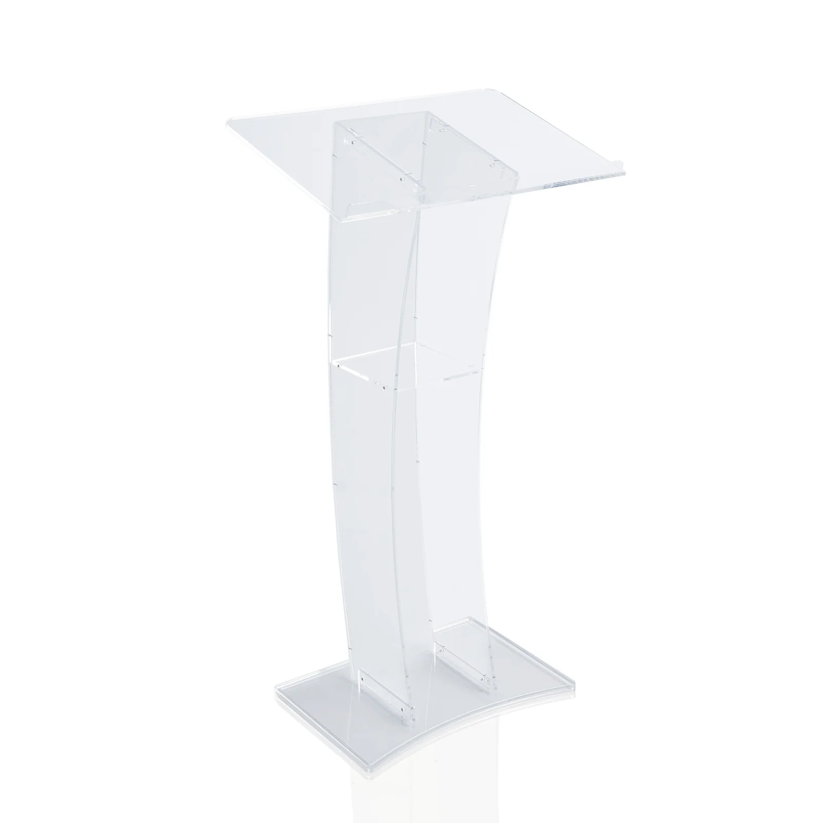 Acrylic Podium Church Pulpit Plexiglass Lectern new Debate Podium Conference Easy&Comfortable Reading for Churches, Schools