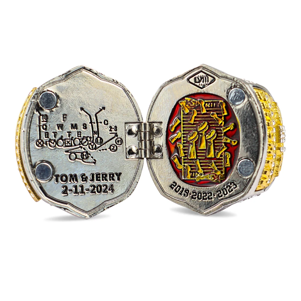 Customize 2024 Chiefs championship souvenirs, football fan rings，Fashion boutique classic collection