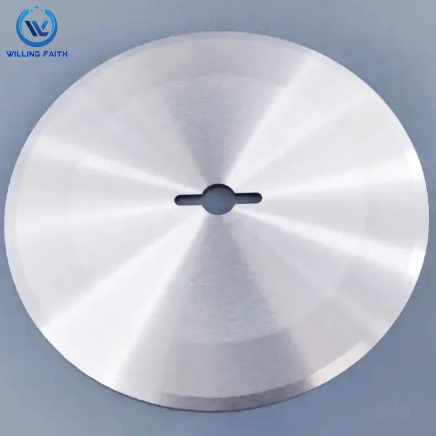 カスタマイズされた円形紙切断機,布切断機,円形ロータリーブレード切断,hss,250x50x2mm