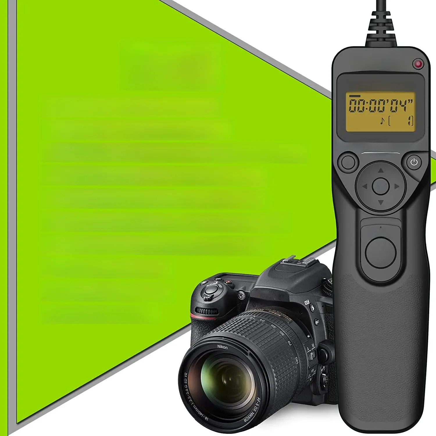 Timer-Fernschalter, Multifunktions-Fernbedienungskabel für Nikon mit DC2-Anschluss, Z5 Z7II Z6II D90 D5600 D780 D7500 P950 P1000 P7800