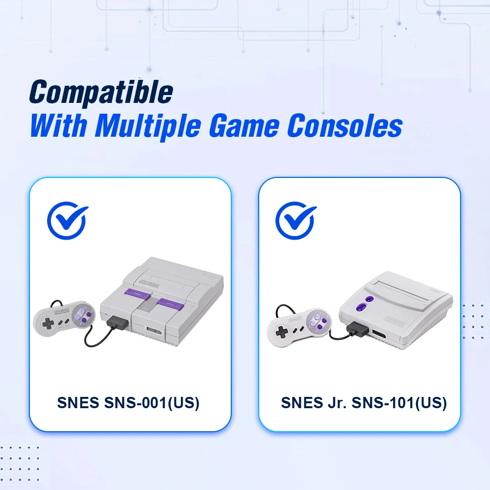 Auroxin USB-C PD 9V Stromkabel für US SNES SNS-001 SNS-101 Retro-Konsole Netzteil 6,9x4,1mm – Detail 6