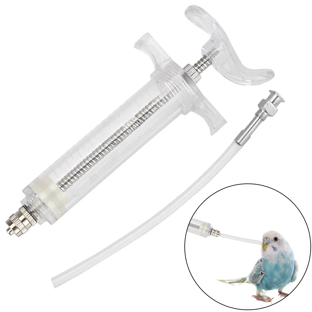 20ml/50ml Pet Feeding Adhustable Parrot Feeding Syringe Baby Bird Feeder Ręcznie podniesiony karmnik dla ptaków — zdjęcie 2
