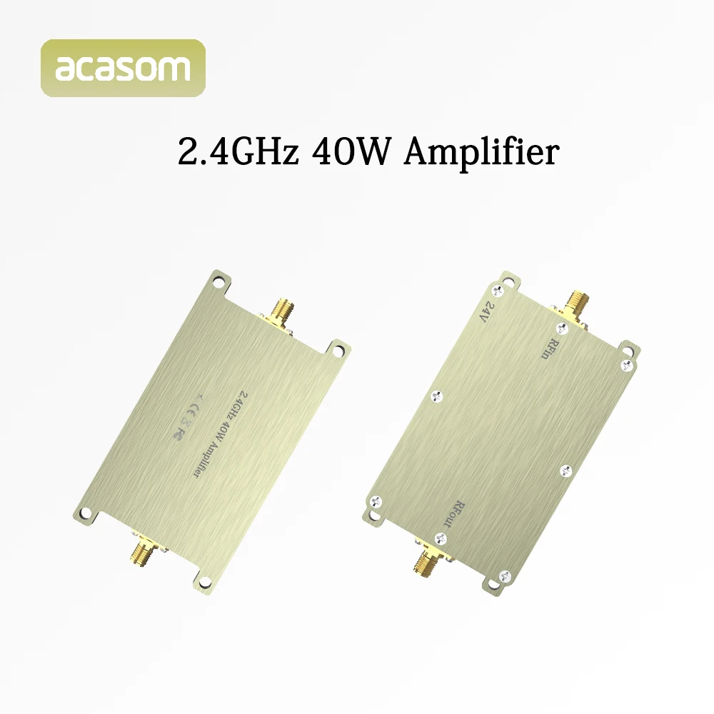 2.4GHz 40W RF 고전력 증폭기 드론 WiFi6 용 무선 신호 익스텐더 스위프 신호 소스