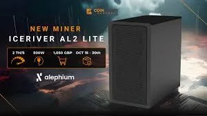 

Br Buy 2 Get 1 IceRiver AL2 LITE 2T Alephium Miner ALPH Mining