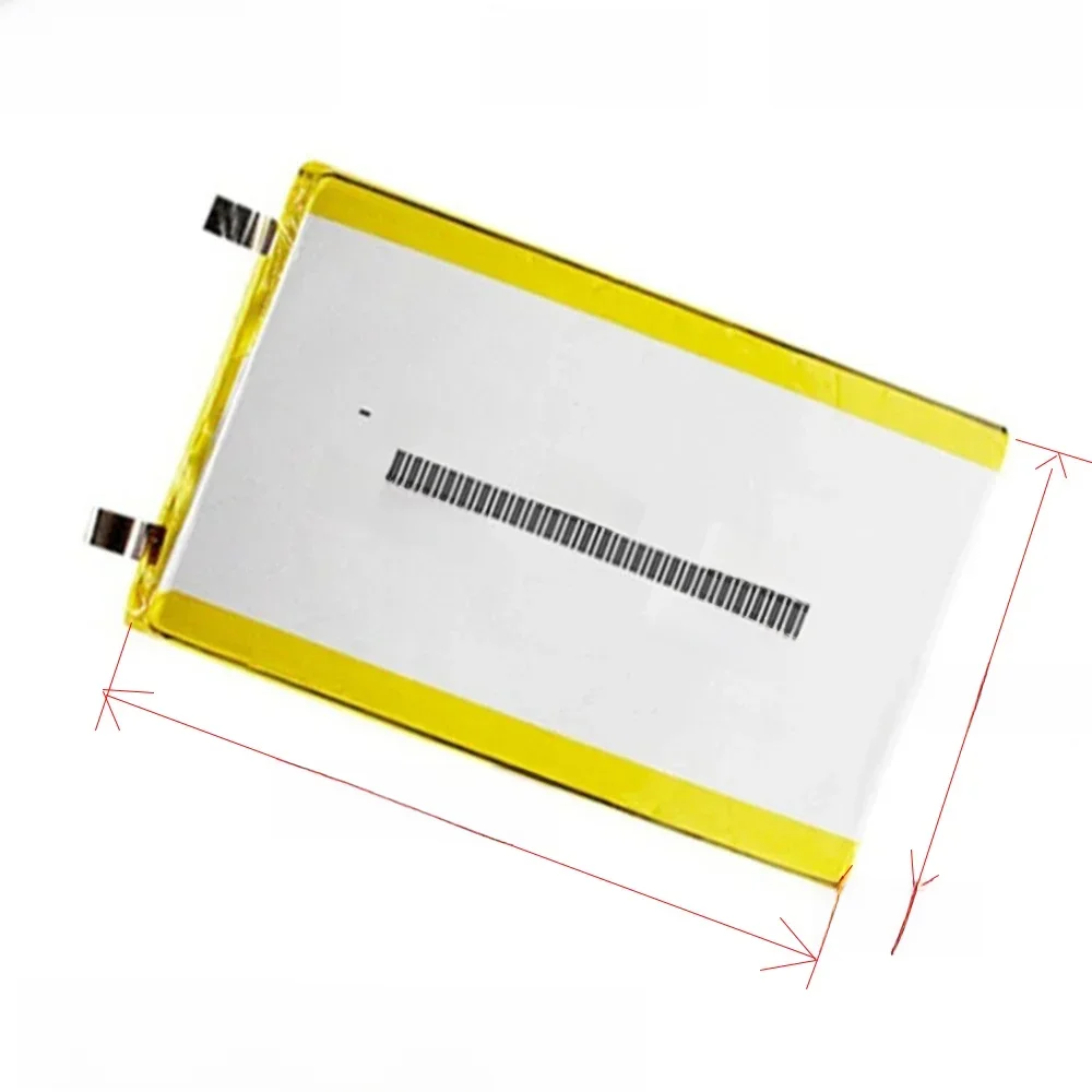 1-12PCS Batteries 3.7V 8000mAh 126090 Rechargeable Li Polymer Lithium Battery For PSP Navigation Ebook Speaker Notebook Power