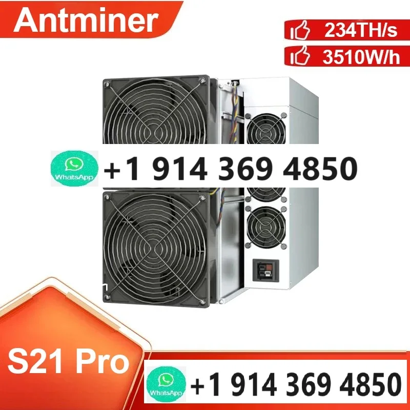 AMAZING OFFER Bitmain Antminer S21 Pro 234TH BTC Bitcoin ASIC Miner