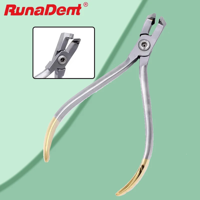 

Orthodontic Cutter Fine Wire Cutting Pliers High Hardness TC Tip for Safe Bracket and Wire Removal Dental Tool
