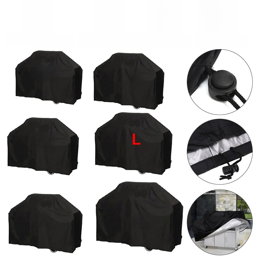 Juste de Protection Imperméable pour Barbecue Électrique, Couverture Anti-Poussière et Pluie pour BBQ au Gaz, au Charbon, au Jardin