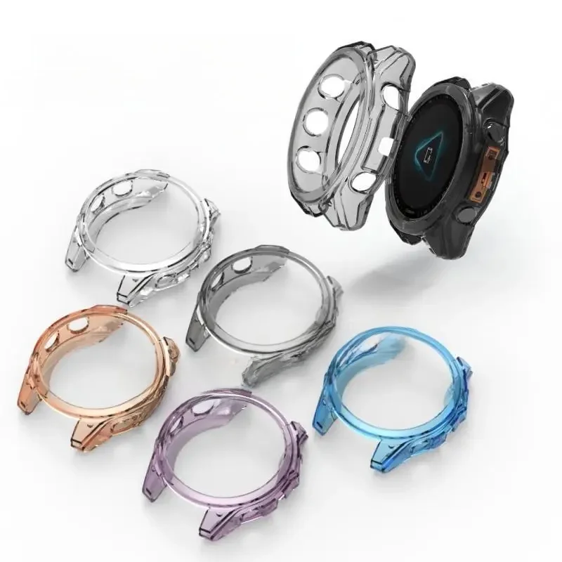 Miękkie etui ochronne z TPU do Garmin Descent Mk3i 43mm pasek do inteligentnego zegarka Hollow Cover Mk 3i obudowa ochronna zderzak akcesoria — zdjęcie produktu 7
